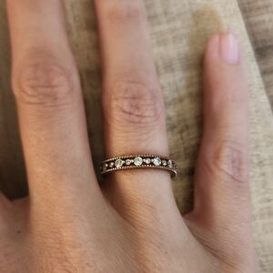 Elegant Gold Multi-Stone Ring